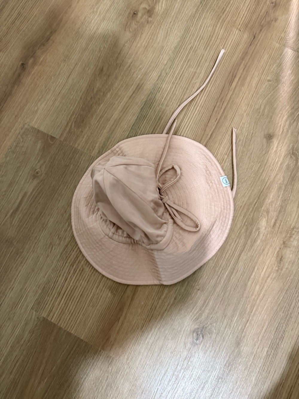 Kids Sun Hat - Peach Pink Lightweight Swim Bucket Hat